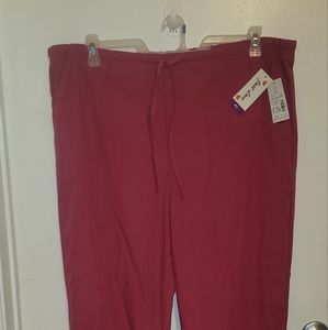 Women's Scrub Pants - Size XL - NWT - Fuschia color